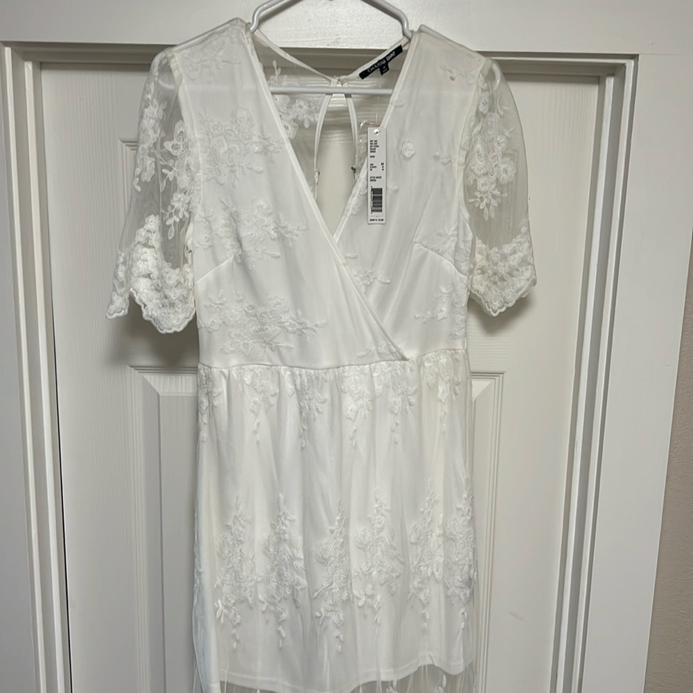 Little White Lace Dress